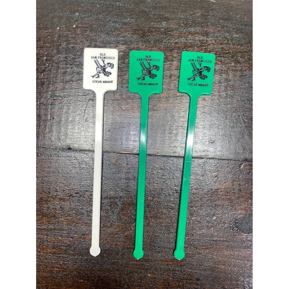 Vintage Swizzle Sticks Lot Cocktail Stirrers Caesars Palace San‎ Francisco